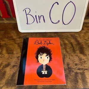 5/$20 NEW Children's Bob Dylan Little People, Big Dreams Book